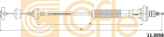 Cable Pull, clutch control 11.3058