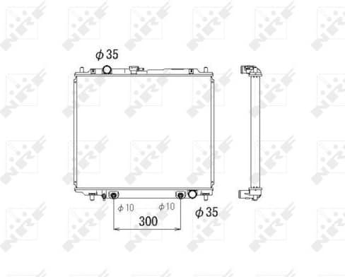 Radiator, engine cooling 53810 - image 2