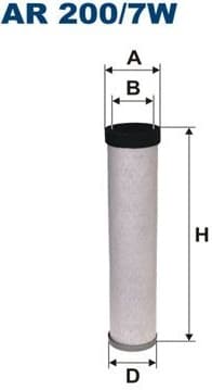 Secondary Air Filter AR200/7W