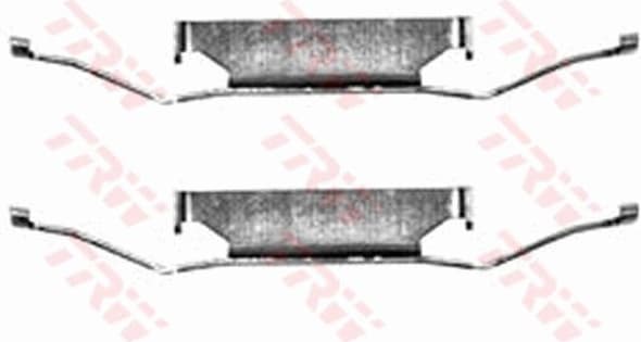 Accessory Kit, disc brake pad PFK212