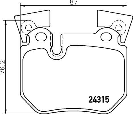 Brake Pad Set, disc brake PRIME LINE P06059
