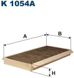Filter, cabin air K1054A