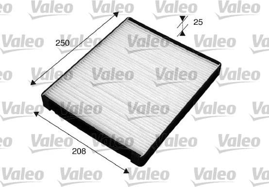 Filter, cabin air VALEO ESSENTIAL 715527