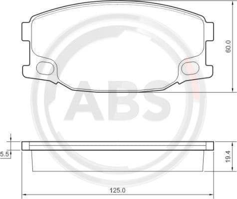 Brake Pad Set, disc brake 37657