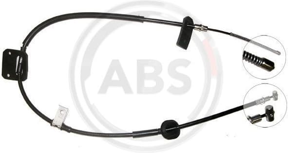 Cable Pull, parking brake K12627