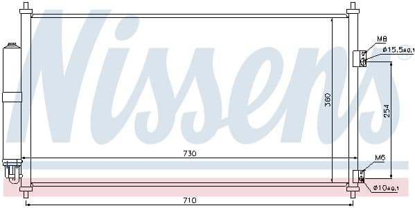 Condenser, air conditioning ** FIRST FIT ** 94893