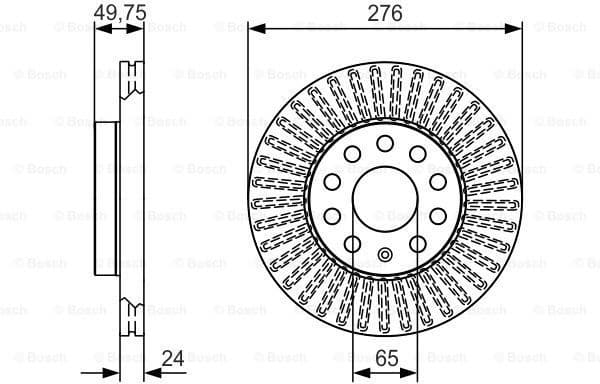 Brake Disc 0986479C47 - image 5