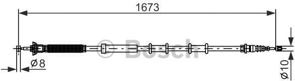 Cable Pull, parking brake 1987477977