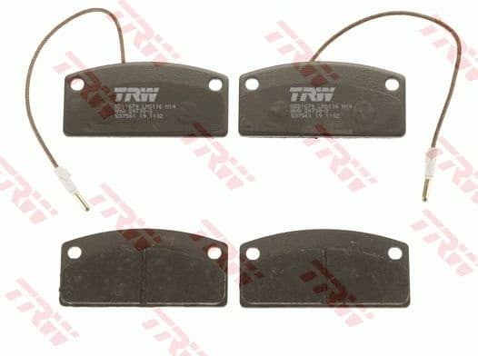 Brake Pad Set, disc brake COTEC GDB1679 - image 2