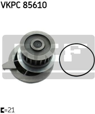 Water Pump, engine cooling VKPC 85610