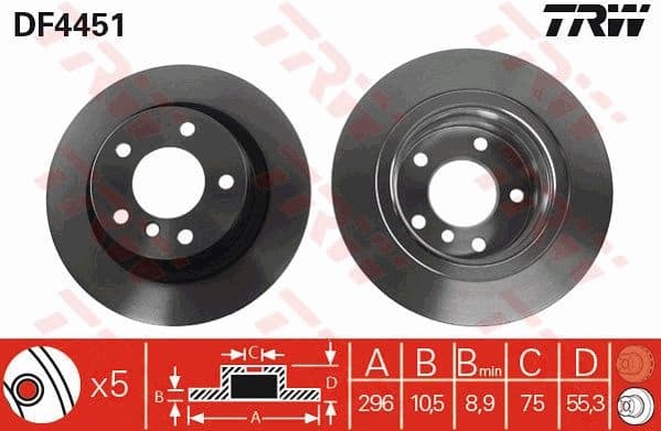 Brake Disc DF4451