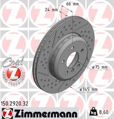 Brake Disc FORMULA F 150.2920.32