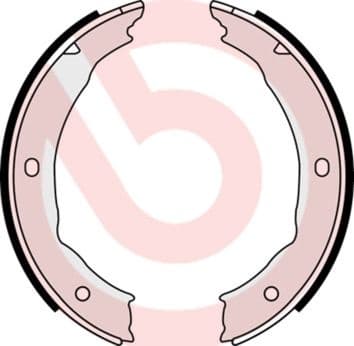 Brake Shoe Set, parking brake ESSENTIAL LINE S61540