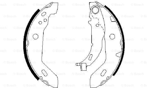 Brake Shoe Set 0986487565