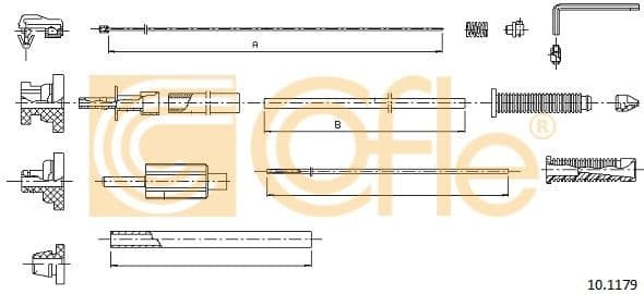 Accelerator Cable 10.1179 - image 2