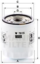 Oil Filter W7015