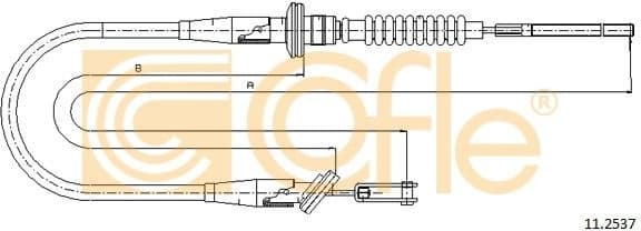 Cable Pull, clutch control 11.2537
