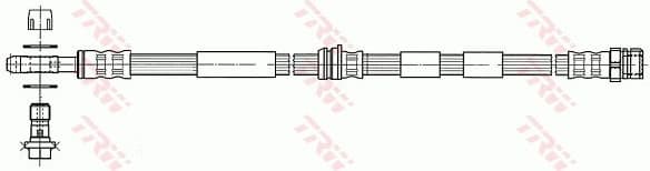 Brake Hose PHD938 - image 2
