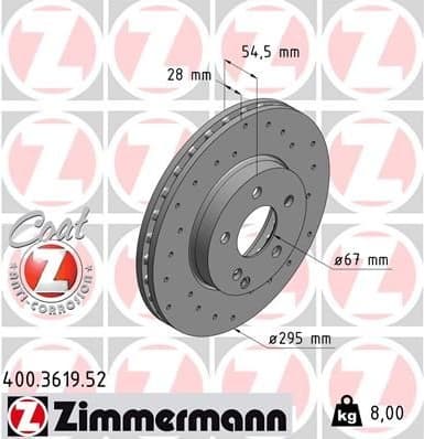 Brake Disc SPORT BRAKE DISC Z 400.3619.52