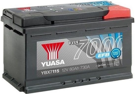 Starter Battery YBX7000 EFB Start Stop Plus Batteries YBX7115
