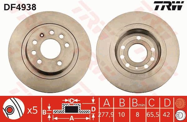Brake Disc DF4938