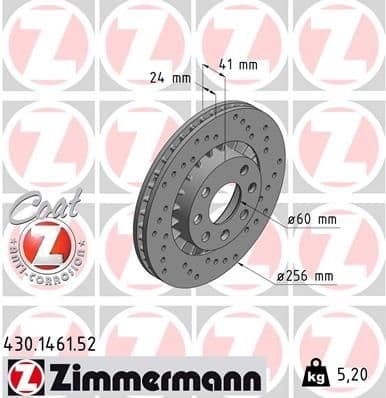 Brake Disc SPORT BRAKE DISC Z 430.1461.52