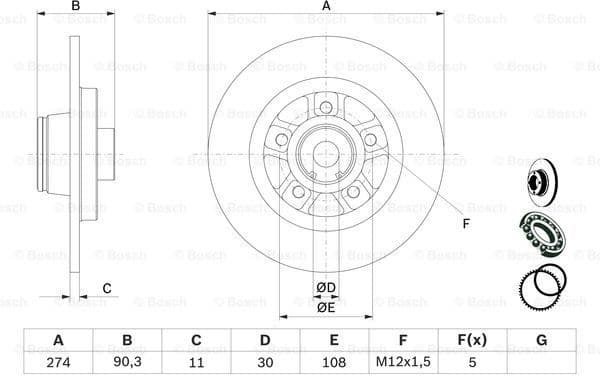 Brake Disc 0986479015 - image 5