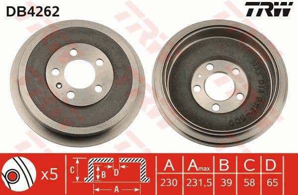 Brake Drum DB4262