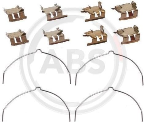 Accessory Kit, disc brake pad 1289Q