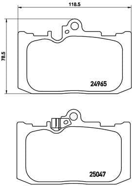 Brake Pad Set, disc brake PRIME LINE P83131