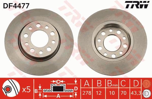 Brake Disc DF4477