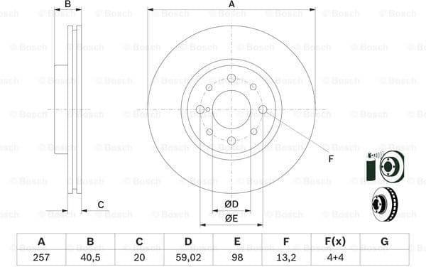 Brake Disc 0986478515 - image 5