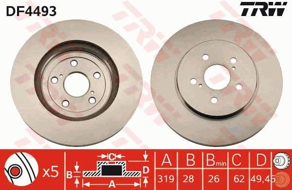 Brake Disc DF4493