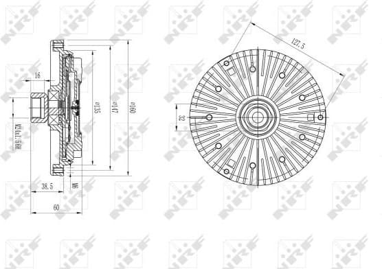 Clutch, radiator fan 49640 - image 2