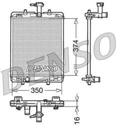 Radiator, engine cooling DRM21602