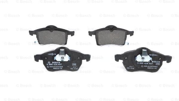 Brake Pad Set, disc brake 0986424457
