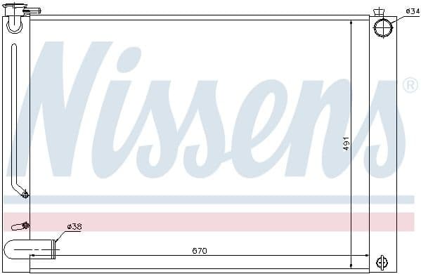 Radiator, engine cooling 64660 - image 2