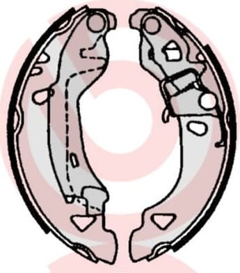 Brake Shoe Set ESSENTIAL LINE S23513