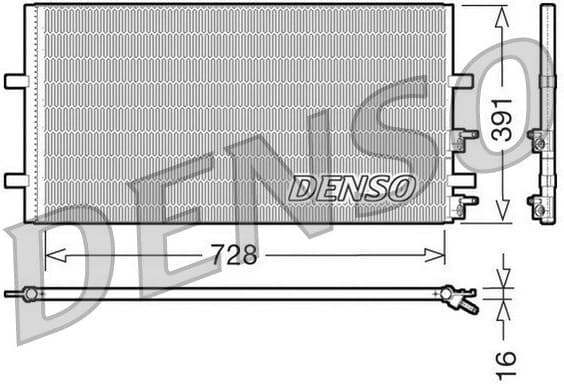 Condenser, air conditioning DCN10017