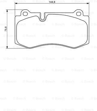 Brake Pad Set, disc brake 0986494167 - image 7