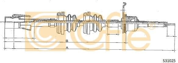 Speedometer Cable S31025