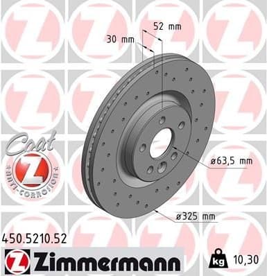Brake Disc SPORT BRAKE DISC Z 450.5210.52