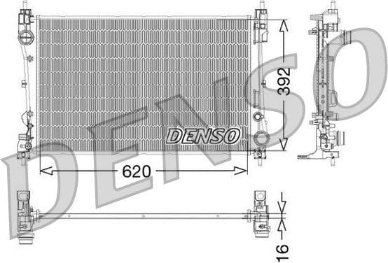 Radiator, engine cooling DRM09115