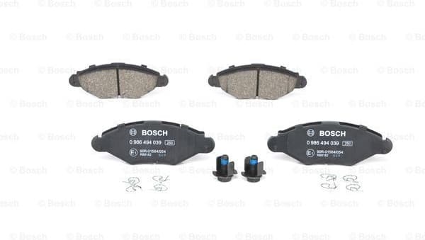 Brake Pad Set, disc brake 0986494039