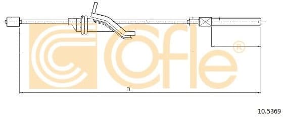 Cable Pull, parking brake 10.5369