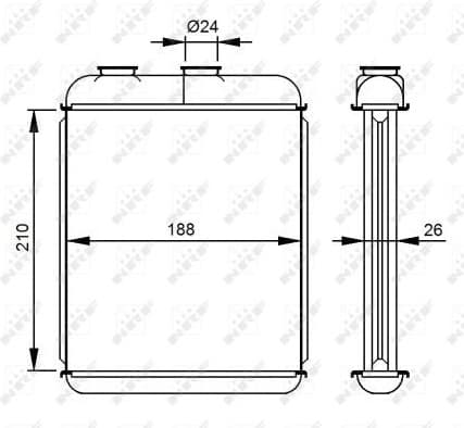 Heat Exchanger, interior heating 53215