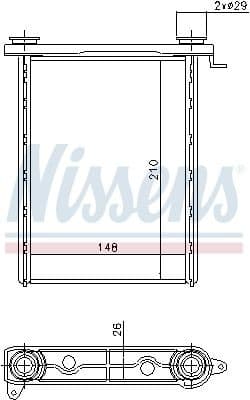 Heat Exchanger, interior heating 73343