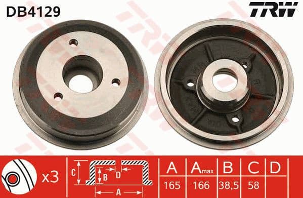 Brake Drum DB4129
