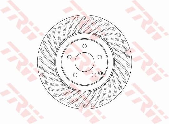 Brake Disc TRW SINGLE DF6682S - image 2