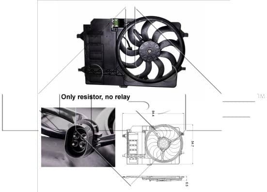 Fan, engine cooling 47301 - image 2